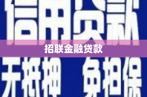 泾县招联金融贷款