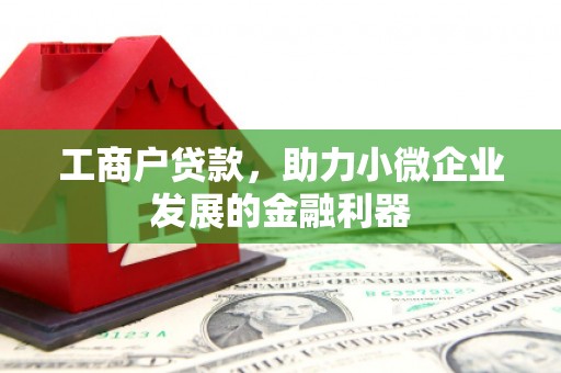 泾县工商户贷款，助力小微企业发展的金融利器