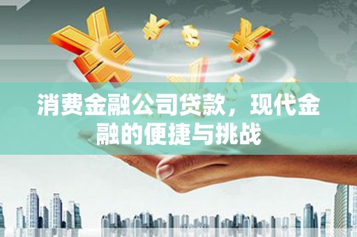 泾县消费金融公司贷款，现代金融的便捷与挑战