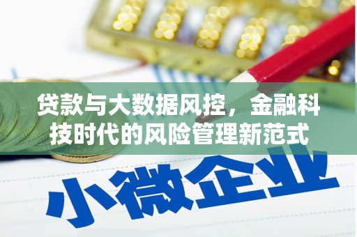 泾县贷款与大数据风控，金融科技时代的风险管理新范式
