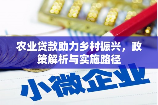 泾县农业贷款助力乡村振兴，政策解析与实施路径