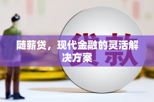 泾县随薪贷，现代金融的灵活解决方案