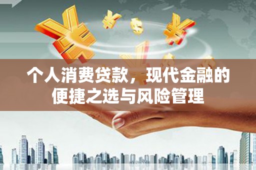泾县个人消费贷款，现代金融的便捷之选与风险管理
