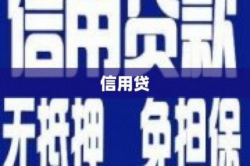 泾县信用贷