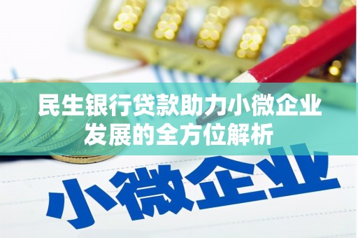 泾县民生银行贷款助力小微企业发展的全方位解析