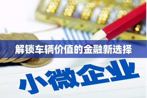 泾县解锁车辆价值的金融新选择