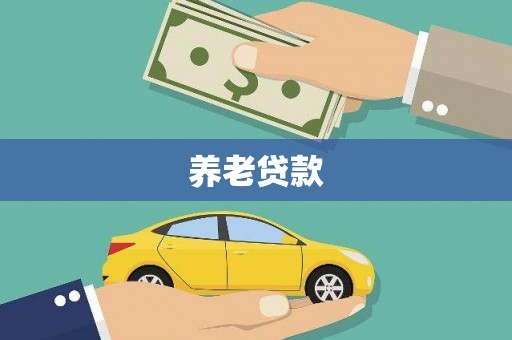 泾县养老贷款