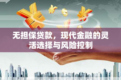 泾县无担保贷款，现代金融的灵活选择与风险控制