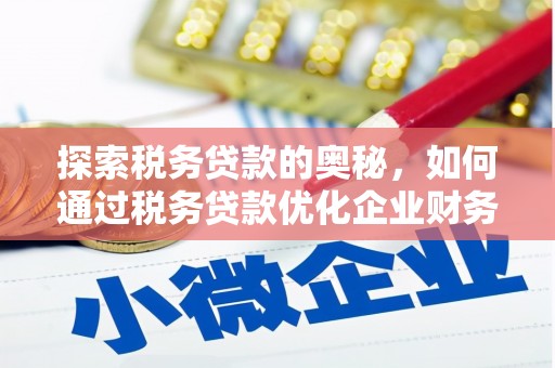 泾县探索税务贷款的奥秘，如何通过税务贷款优化企业财务
