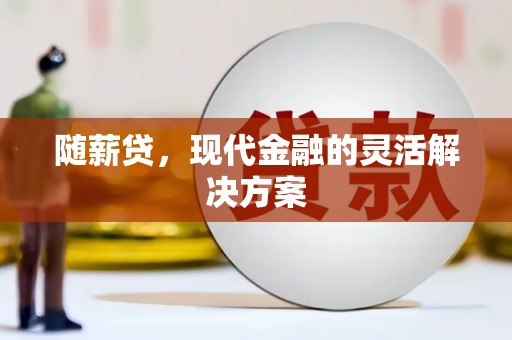 泾县随薪贷，现代金融的灵活解决方案