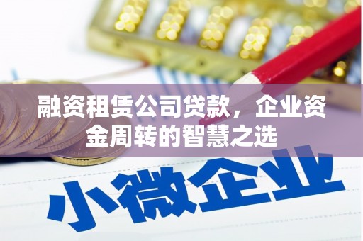 泾县融资租赁公司贷款，企业资金周转的智慧之选