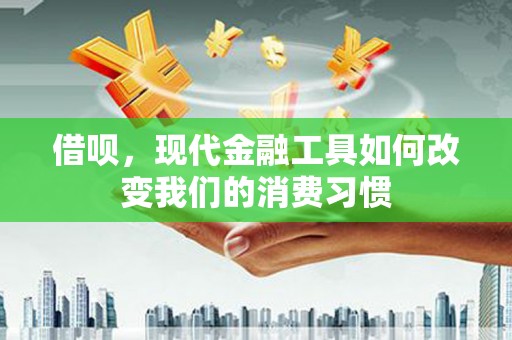 泾县借呗，现代金融工具如何改变我们的消费习惯