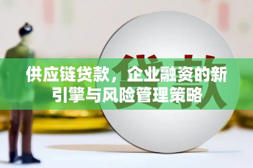 泾县供应链贷款，企业融资的新引擎与风险管理策略
