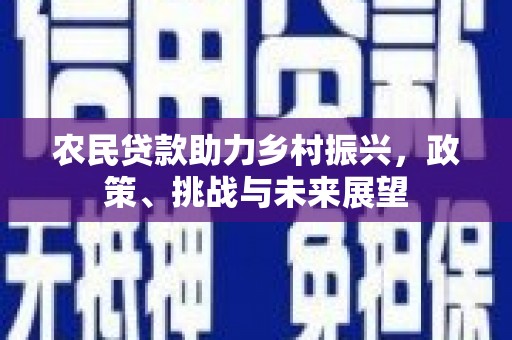 泾县农民贷款助力乡村振兴，政策、挑战与未来展望