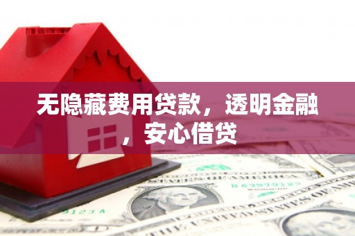 泾县无隐藏费用贷款，透明金融，安心借贷