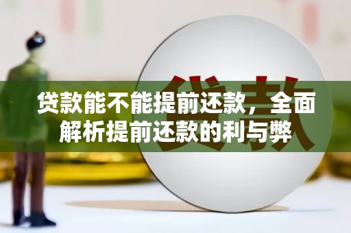 泾县贷款能不能提前还款，全面解析提前还款的利与弊