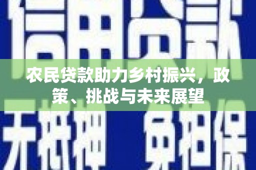 泾县农民贷款助力乡村振兴，政策、挑战与未来展望