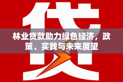 泾县林业贷款助力绿色经济，政策、实践与未来展望