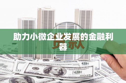 泾县助力小微企业发展的金融利器