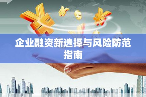 泾县企业融资新选择与风险防范指南